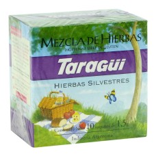 TÉ MEZCLA DE HIERBAS TARAGUI 10 UN.